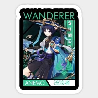 Wanderer (Scaramouche) Sticker